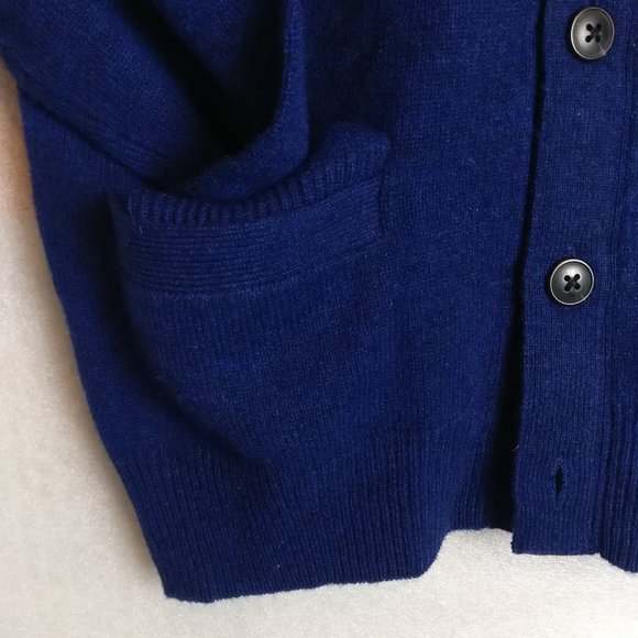 Warm 100%WOOL Button up Cardigan Pullover Sweater, SMALL with Measurements - Picture 8 of 8